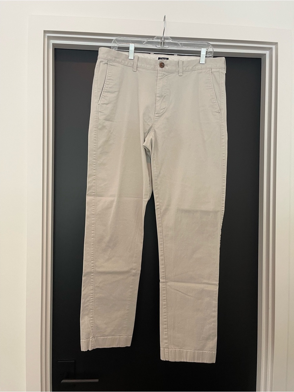 J. Crew Straight-Leg Chinos in Light Khaki